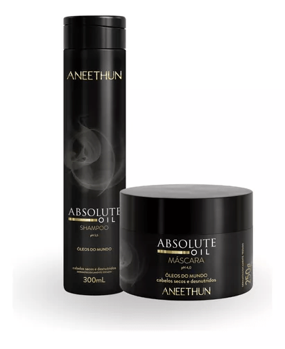 Aneethun Kit Shampoo + Mascara Absolute Oil Cabelos Ressecados