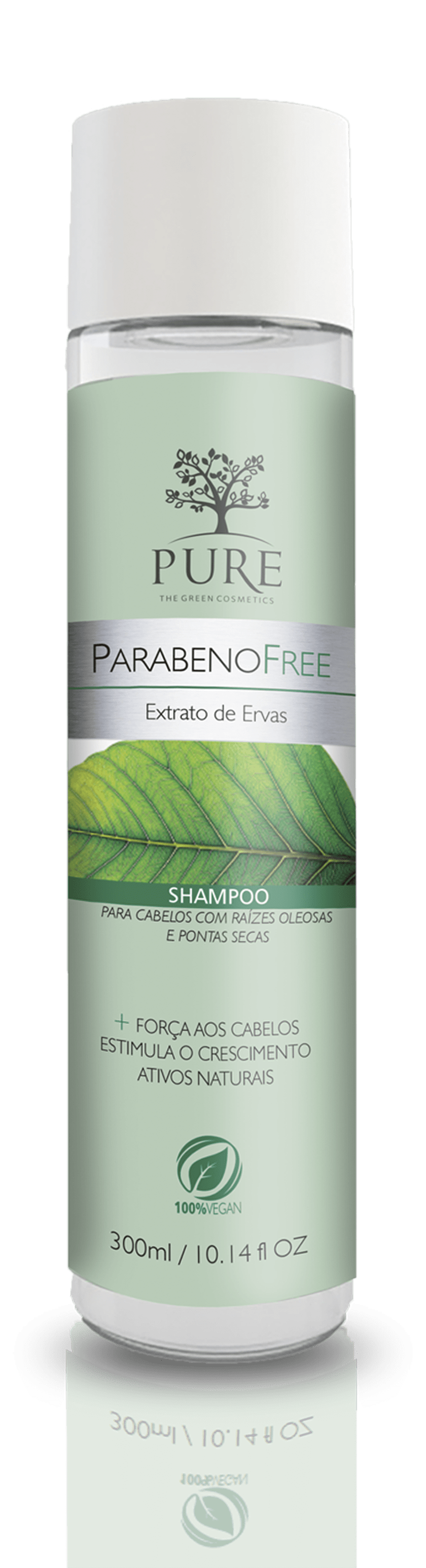 Pure Extrato de Ervas Parabeno Free Shampoo Purificante - 300ml