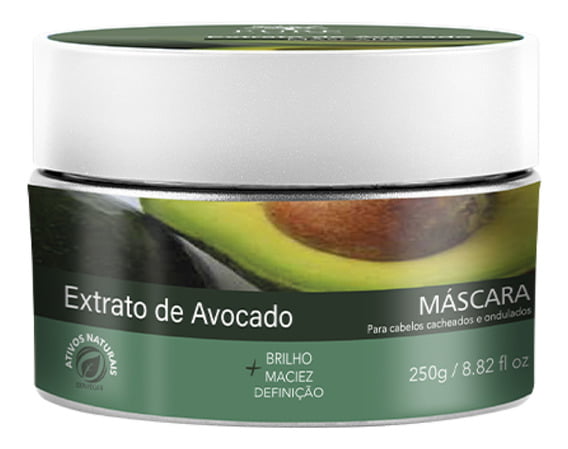  Pure Orgânico Máscara Capilar Vegana  Extrato De Avocado -250g
