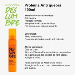 Lowell Deslumbre Proteína Anti-Quebra - Spray Protetor Térmico - 100ml