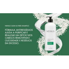 Kit Shampoo e Condicionador Nexxus Clean & Pure - 750ml