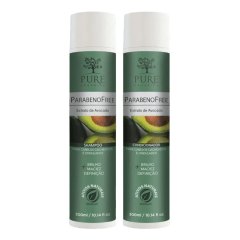 Shampoo e Condicionador Pure Orgânico Extrato de Avocado  - Cabelos Cacheados 