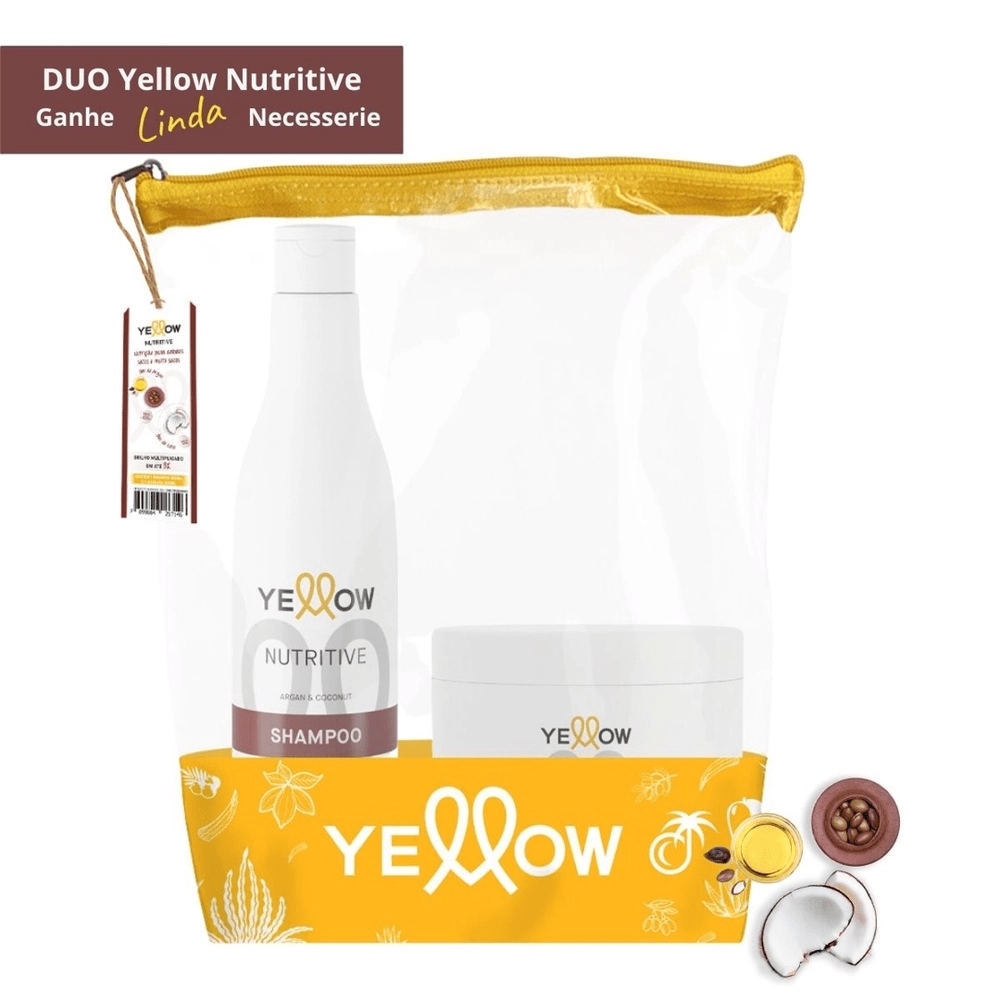Yellow Kit Nutritive (Shampoo + Mascara) 500 ml cada